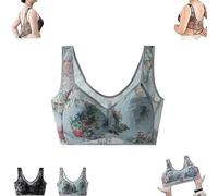Ice Silk Lace Cooling Comfort Bra, Ice Silk Comfort Bra for Older Women, Summer Seamless Ultra-Thin Plus Size Everyday Bras