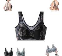 Ice Silk Lace Cooling Comfort Bra, Ice Silk Comfort Bra for Older Women, Summer Seamless Ultra-Thin Plus Size Everyday Bras
