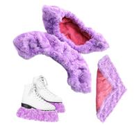 Ice Skate Soakers, Protective Skate Guards, Soft Ice Skate Covers for Figure Skating, Durable Skate Covers for Women, Men, Adults, Recreational Skates, Water Absorbent for Blade Protection and Drying