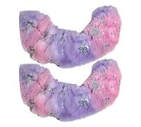 Ice Skate Soakers - Protector de hoja de secado rápido, ajuste protector de franela colorida, elástico de 25-30 cm + tela de alta elasticidad, artesanía de franela de calidad, uso cómodo para práctica