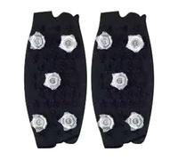 Ice & Snow Grips - Crampones de 5 Dientes Tacos de Hielo para Zapatos | Pinzas Antideslizantes de Metal Pet, Tacos de tracción para Nieve para Escalar, Caminar, Esquiar, Zapatos, Botas