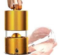 Ice Sphere Maker, prensa de bolas de hielo de aleación de aluminio de 2.75 pulgadas, bolas de hielo transparentes grandes para whisky, bourbon, bebidas de cóctel, formación rápida, perfecta para bar