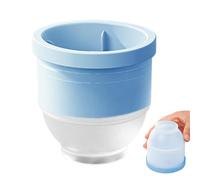 Ice Sphere Mold - Stackable Freezer Ice Ball, Maker Lidded Design Leak Proof Silicone Mold for Whiskey Cocktail Drinks Easy Release Tray for Home Bar Party Birthday Summer Camping Gym