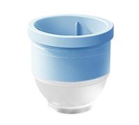 Ice Sphere Molds, Lidded Stackable Freezer Mold for Large Slow Melting Ice Balls, Whiskey Cocktail Drink Cooling for Home Bar Party Birthday Summer Camping Use, Food Grade Silicone, 2.17x1.97 inches