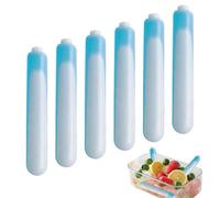 Ice Sticks, Reusable 6 Pieces Safe Portable Reusable