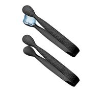Ice Tongs- 2 Pieces Serving Ice And Sugar Cubes Appetizers | 11x1.2cm Stainless Steel Bar Grabbing Tools | Appetizer Serving Tongs - For Marshmallows Home Bartender Tea Drinker Coffee Baker Buffet