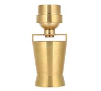 Ice Tower Nozzle, Water Fountain Nozzle Head, Brass Sprinkler with 1.5 Inch Internal Thread, Adjustable Spray for Pond and Fountains, Easy to Install with 50 300Kpa Working Pressur