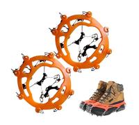 Ice Traction - Cleats for 8-Spike Talon Grip, Wear-Resistant Boots with Strong Hold, Winter Safety Selling Points, Easy Wear Anti-Slip Function, Traction Gear Tool, Cleat Accessory for Hiking Use