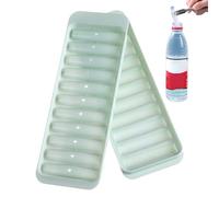 Ice Tray Bar Maker with Lid, Easy Release Molds on Wine Juice Fruit, Summer Beverage Chilling Tools, Pink/Blue/Green Iced Drink Accessories for Family Kitchen and Freezer Use