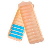 Ice Tray Bar Maker with Lid, Easy Release Molds on Wine Juice Fruit, Summer Beverage Chilling Tools, Pink/Blue/Green Iced Drink Accessories for Family Kitchen and Freezer Use