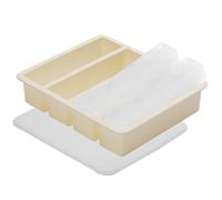 Ice Tray, Bar Mold, 6.89x5.71x1.38in Silicone Container, Covered Design, Square Shape for Chilled Drinks, Juice Freezing, Wine Cooling, Coffee Icing, Kitchen Use, Beverage Prep, Refreshment Tools