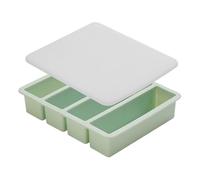 Ice Tray, Bar Mold, 6.89x5.71x1.38in Silicone Container, Covered Design, Square Shape for Chilled Drinks, Juice Freezing, Wine Cooling, Coffee Icing, Kitchen Use, Beverage Prep, Refreshment Tools