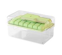 Ice Tray, Ice Mold, 8.5x5.2x4.29 Inches, Double Layer Convenience, Sturdy and Food Safe Design, Frost Making Tool for Chilling Tea, Coffee, Whiskey, Cocktails, Home
