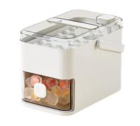 Ice Tray Mold - 56 Cavity PP Ice Maker Container With Press Lid