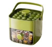 Ice Tray Mold | Chilling Cube Maker Mold With Handle | Soup Freezer Container Molds, Press-type Design Easy Release Ice Making Aid For Daily Life Kitchen Gathering Picnic Camping