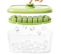 Ice Tray Mold, Easy Release Maker, Leakproof Freezer Tool with 28 Grid, Food Grade Fixture with Stackable Build, 7.6x4.5inch Kitchen Accessory, Compact Utility for Whiskey Coffee Juice Party Picnic