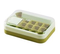 Ice Tray, Push Down Easy Release Mold, 6.5x4.4 Inches Freezer Tray with 15 Slots, Durable Spill-Resistant Kitchen Tool, Reusable Square Cubes with Modern Style, Bar Accessories for Cocktails