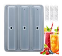 Ice Tray, Silicone Whiskey Mold With 3 Grid Rhombus Shape, Reusable Easy-Release Moul, Perfect D For Cocktails Wine Juice Coffee Beverages, Kitchen Bar Party Essentials,6.5x5.51x1.57 In