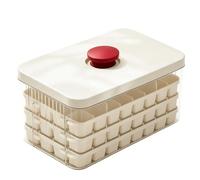 Ice Tray With Bin, 3 Tier 96 Cube Press Release Ice Maker With Lid