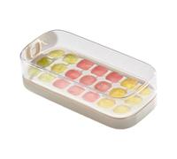 Ice Tray with Lid | Reusable Ice Tray with Cover,Flexible Food Mold Large Capacity Bin Container for Whiskey Coffee Drinks Food Fridge Water Home