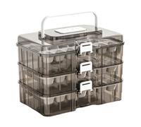 Ice Trays For Freezer - 63-Hole Mold Maker | Easy Release Lid & Bin