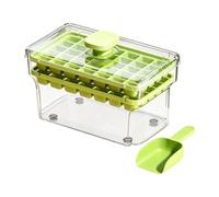 Ice Trays for Freezer, 68-Cube Stackable Large Bin, Cube Ice Mold Set