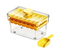 Ice Trays for Freezer, 68-Cube Stackable Large Bin, Cube Ice Mold Set