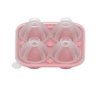 Ice Trays For Freezer - Large 2.2-Inch Baseball Ice Sphere Mold, 3D Novelty Slow Melting Round Silicon IceBall Maker For Wide Whiskey Tumblers & Cocktails | Olive Green