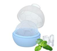 Ice Trays for Freezer Silicone Football Shape Food Grade Novelty Container | Big Round Ice Ball Trays For Kitchen Dining Family Drinks Whiskey Cocktail
