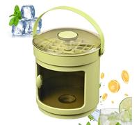 Ice Trays for Freezer with Bin | 36-Grids Ice Trays for Freezer,Press-Type Rotating Easy to Demould Storage Bucket for Chilling Drinks Homemade Pucks Whiskey