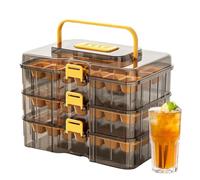 Ice Trays for Freezer with Lid 63-Hole Press-Type Ice Cube Tray with Lid an