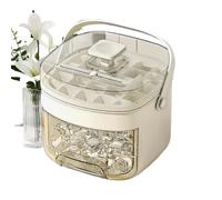 Ice Trays For Freezer With Lid And Bin, Easy Release Molds With Handle, Reusable Tray, Perfect For Cocktail, Home Bar, Kitchen, Travel, Outdoor Camping, Beverage Chilling