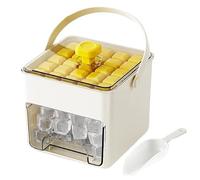 Ice Trays, Ice Blocks, Food-Grade Material Stackable Design Quick Release Easy Clean Compact Shape Large Capacity, Blocks Maker for Beverages, Kitchen, Refrigerator, 5.91x5.91x5.12inches