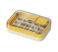 Ice Trays, Reusable Mold Maker, Easy Release Design, Leakproof Flexible Container, Ice Tray for Coffee, Freezer, Fridge, Drinks, Food, Whiskey, and Daily Use, 6.5x4.41x1.77 inches