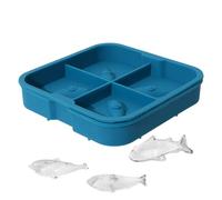 Ice Trays, Silicone Animal Molds, 4-Cavity Moulds for Wine, Whiskey, Cocktails, Jelly, Chocolate, Kitchen, Home, Barbecue, Hiking, Beach Party, Holiday, Halloween, Christmas, Birthday