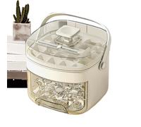 Ice Trays with Handle, Reutilizable Easy-Release Molds, Stackable Space-Saving Design, Spill-Resistant Designs Compact Ideal para Home, Bar, RV, Fridge, Cóctel, Outdoor Camping, Travel Use