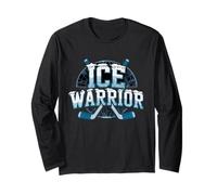 Ice Warrior para un Jugador de Hockey Frozen Rink Power Manga Larga