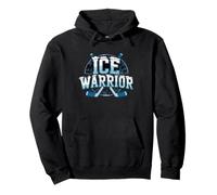 Ice Warrior para un Jugador de Hockey Frozen Rink Power Sudadera con Capucha