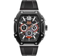 ICE-WATCH - Ice Boliday Black Silver Steel - Reloj Negro para Hombre con Correa de Silicona - 024363 Large (47mm)