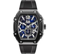 ICE-WATCH - Ice Boliday Black Blue Silver Steel - Reloj Negro y Azul para Hombre con Correa de Silicona - 024364 Large (47mm)