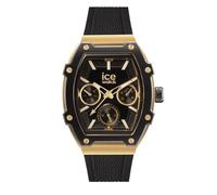 ICE-WATCH - Ice boliday Black Gold - Reloj Negro de señora con Correa de Silicona - 022865 (Pequeño)