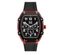 ICE-WATCH - Ice boliday Black Red - Reloj Negro para Hombre con Correa de Silicona - 023316 (Medium)