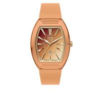 ICE-WATCH - Ice Boliday Dome Peach Cherry Sunset - Reloj Naranja para Mujer con Correa de Silicona - 024036 Small (37mm)