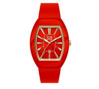 ICE-WATCH - Ice boliday Dome Red Gold - Reloj Rojo para Mujer con Correa de Silicona - 024542 (Small)