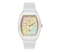 ICE-WATCH - Ice Boliday Dome White Sunset Rainbow - Reloj Multicolor para Mujer con Correa de Silicona - 024035 Small (37mm)