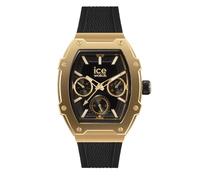 ICE-WATCH - Ice boliday Oro Negro - Reloj de señora Negro con Correa de Silicona - 022866 (Pequeño)