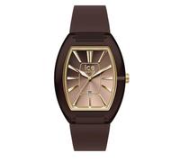 ICE-WATCH - Ice boliday Women Dome Plastic Chocolate - Reloj marrón para Mujer con Correa de Silicona - 025182 (Small)