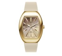 ICE-WATCH - Ice boliday Women Dome Steel Almond Skin Metal - Reloj Dorado para Mujer con Correa de Silicona - 025174 (Small)
