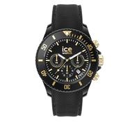 ICE-WATCH - Ice Chrono Black Gold - Reloj Negro para Hombre con Correa de Polyamide - 021602 (Medium)