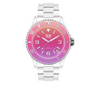 Ice-Watch - ICE clear sunset Pink - Reloj multicolor para Mujer con Correa de polyamide - 021440 (Small)